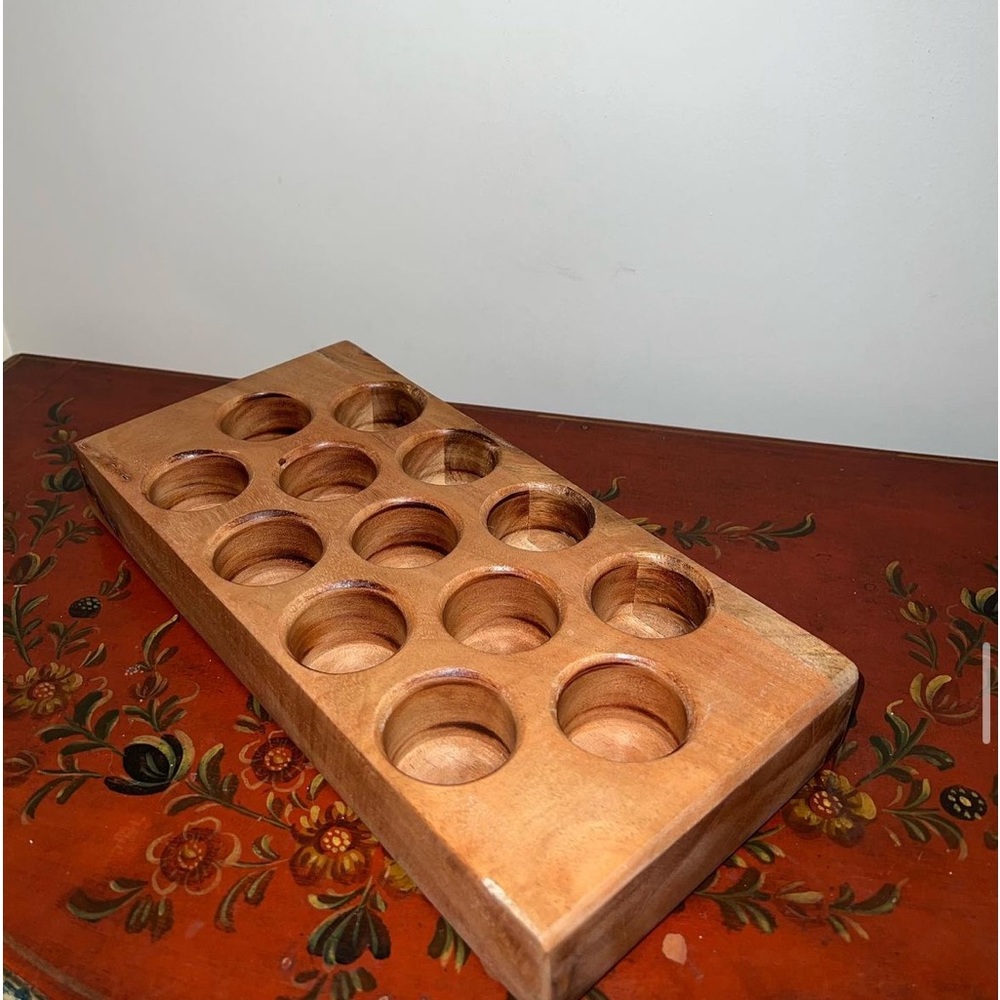 Solid Wood Egg Holder 13 ct.